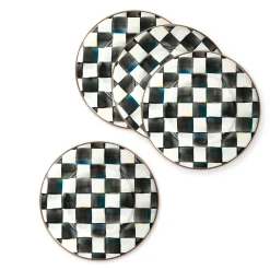 MacKenzie-Childs Courtly Check Salad Plates, Set of 4| Kitchen & Dining Sets|Fall Entertaining