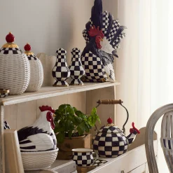 MacKenzie-Childs Courtly Check Salt Pepper Shakers| Fall Entertaining|Table Accessories