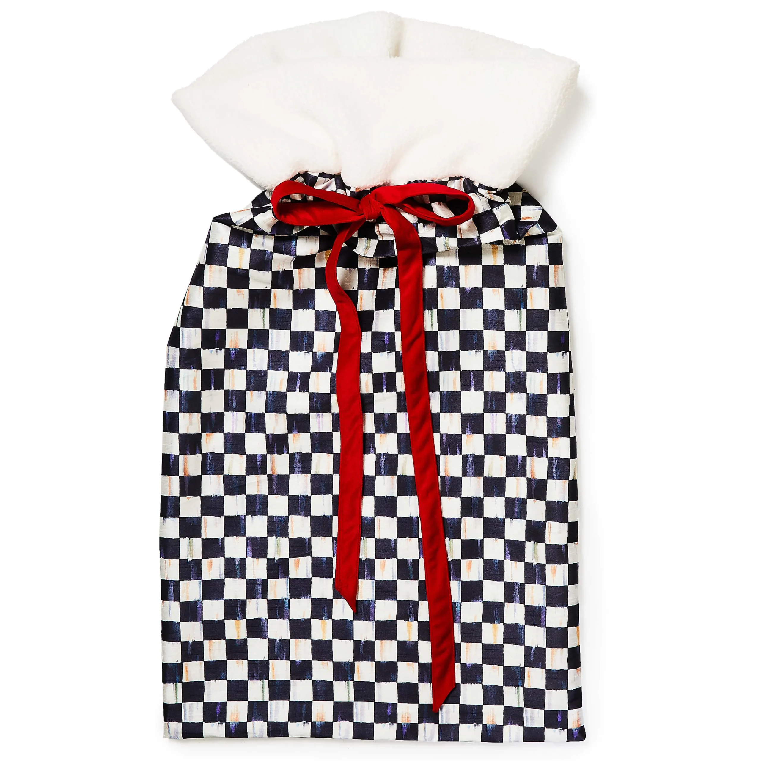 MacKenzie-Childs Courtly Check Santa Bag| Finishing Touches|Room Accents