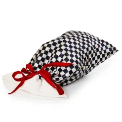 MacKenzie-Childs Courtly Check Santa Bag| Finishing Touches|Room Accents