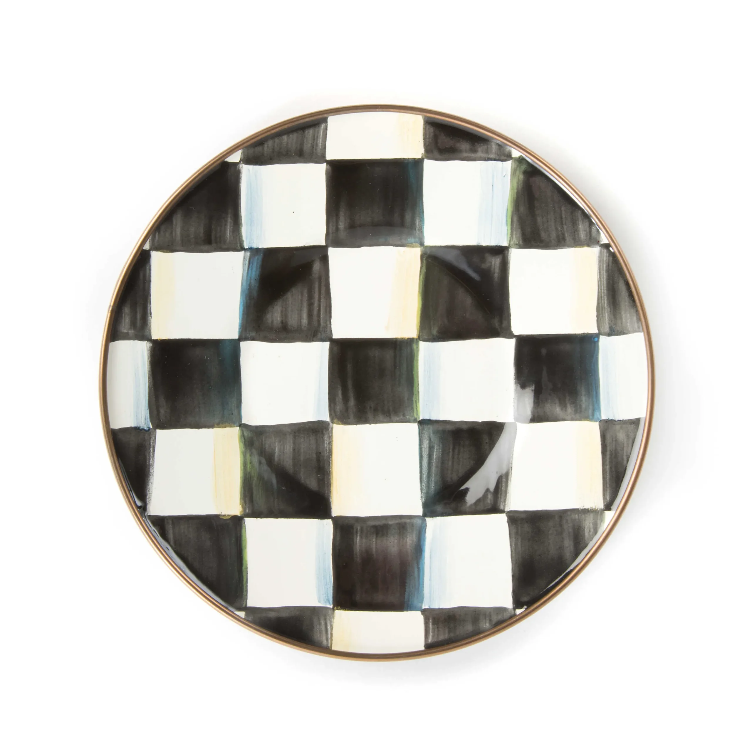 MacKenzie-Childs Courtly Check Saucer| The Coffee Shop|Dinnerware & Flatware