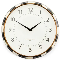 MacKenzie-Childs Courtly Check School Wall Clock| Room Accents