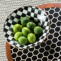 MacKenzie-Childs Courtly Check Serving Bowl| Fall Entertaining|Serveware