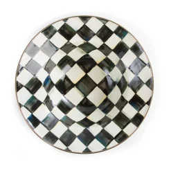 MacKenzie-Childs Courtly Check Serving Bowl| Fall Entertaining|Serveware