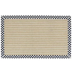 MacKenzie-Childs Courtly Check Sisal Wool Herringbone 3' x 5' Rug| Rugs