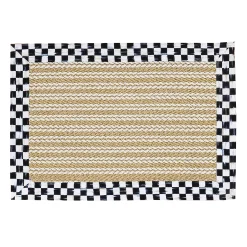 MacKenzie-Childs Courtly Check Sisal Wool Herringbone 2' x 3' Rug| Rugs