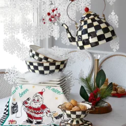 MacKenzie-Childs Courtly Check Small Colander| Kitchen Utensils & Tools