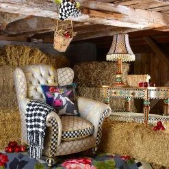 MacKenzie-Childs Courtly Check Small Cow| Spring