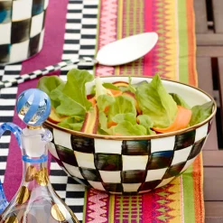 MacKenzie-Childs Courtly Check Small Everyday Bowl| Serveware