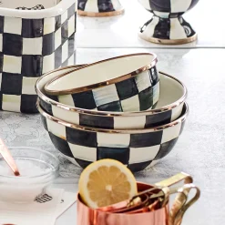 MacKenzie-Childs Courtly Check Small Everyday Bowl| Serveware