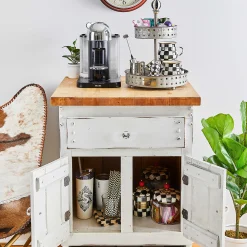 MacKenzie-Childs Courtly Check Small Kitchen Canister| Room Accents