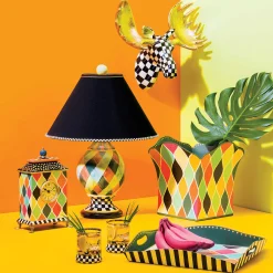 MacKenzie-Childs Courtly Check Small Moose| Holiday|Room Accents