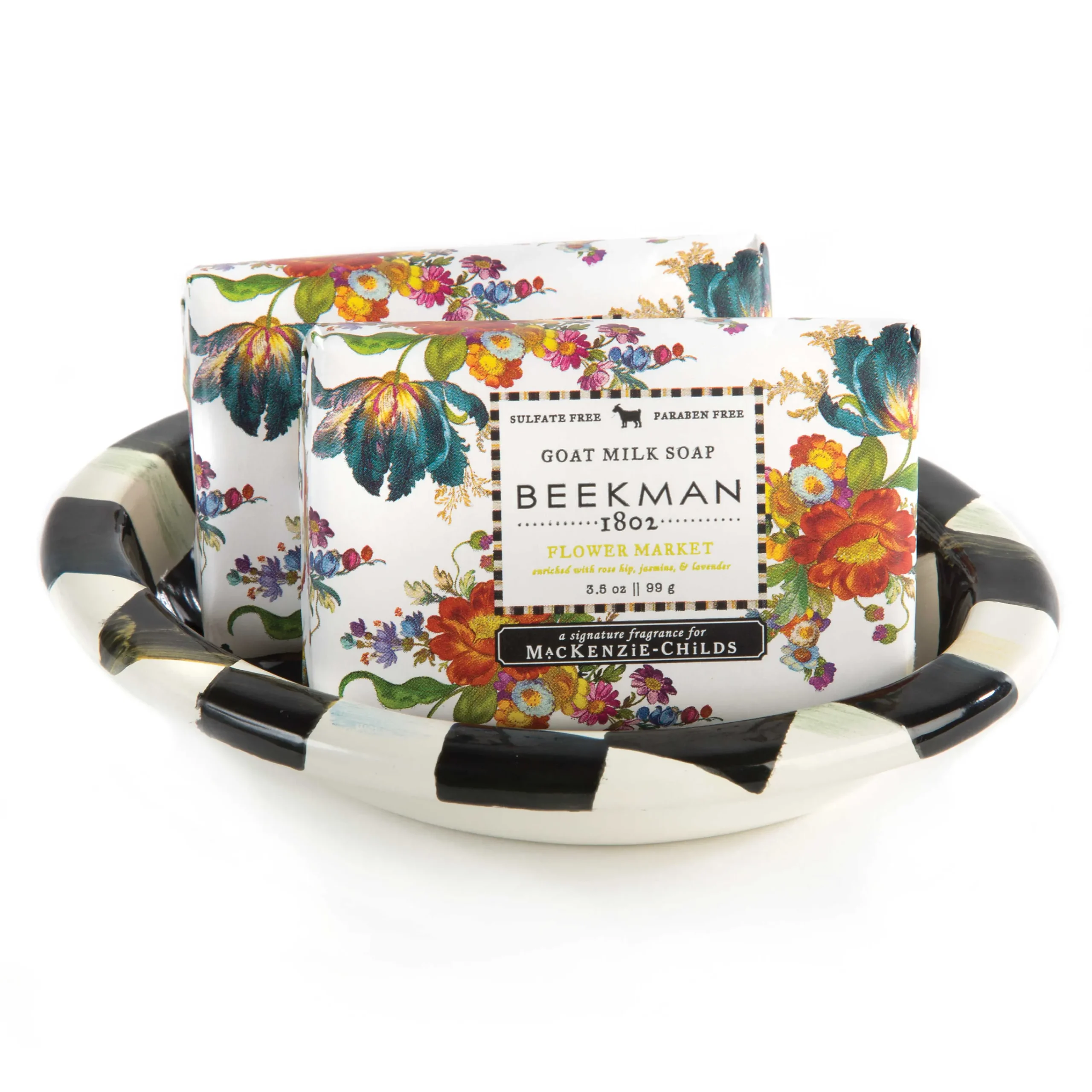 MacKenzie-Childs Courtly Check Soap Dish| Bath & Bath Accessories