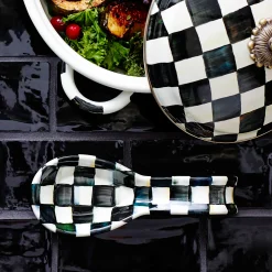 MacKenzie-Childs Courtly Check Spoon Rest| Fall Entertaining|Kitchen Utensils & Tools