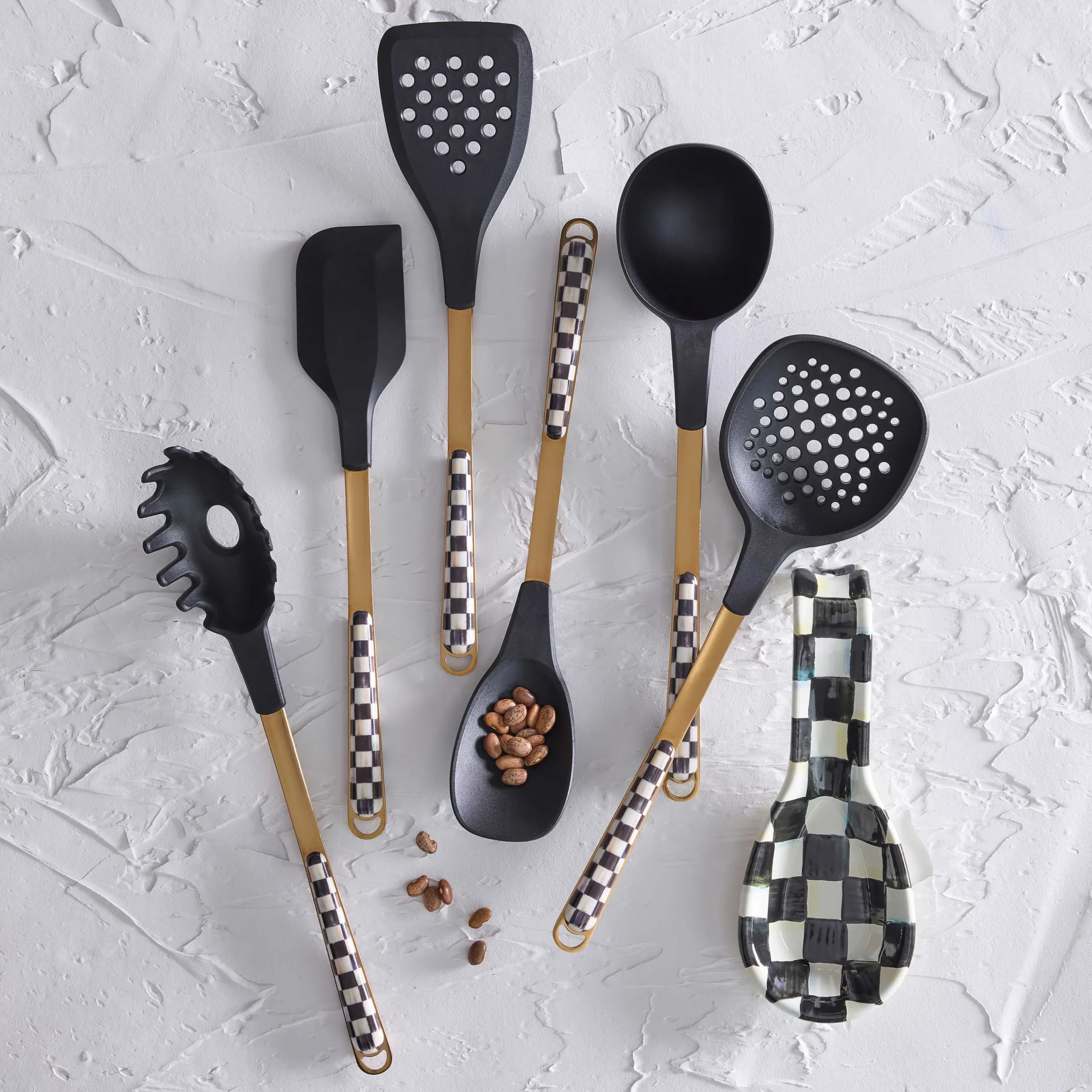 MacKenzie-Childs Courtly Check Spoon Rest| Fall Entertaining|Kitchen Utensils & Tools