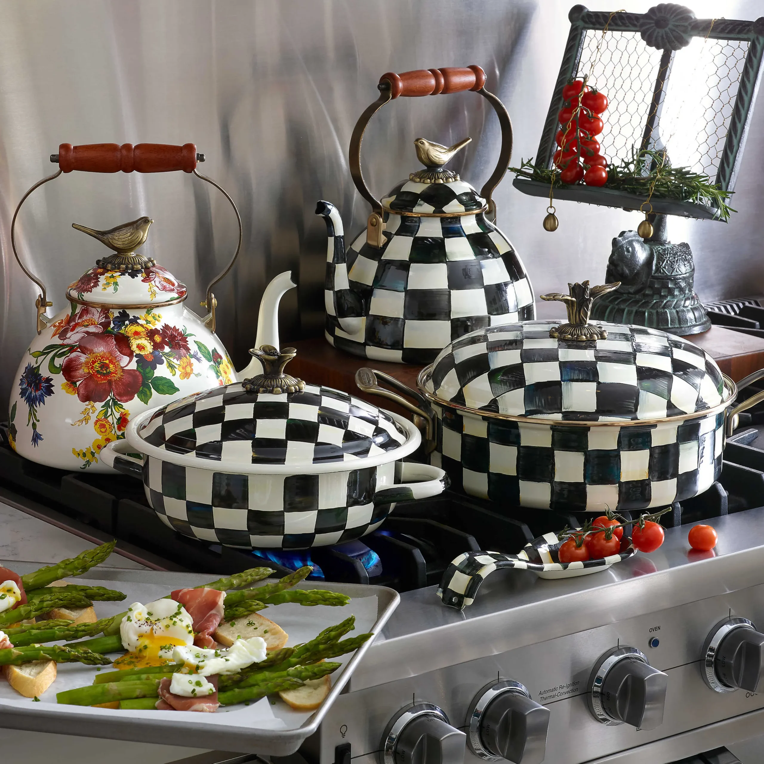 MacKenzie-Childs Courtly Check Spoon Rest| Fall Entertaining|Kitchen Utensils & Tools