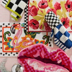 MacKenzie-Childs Courtly Check Standard Bath Rug| Bath & Bath Accessories