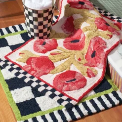 MacKenzie-Childs Courtly Check Standard Bath Rug| Bath & Bath Accessories