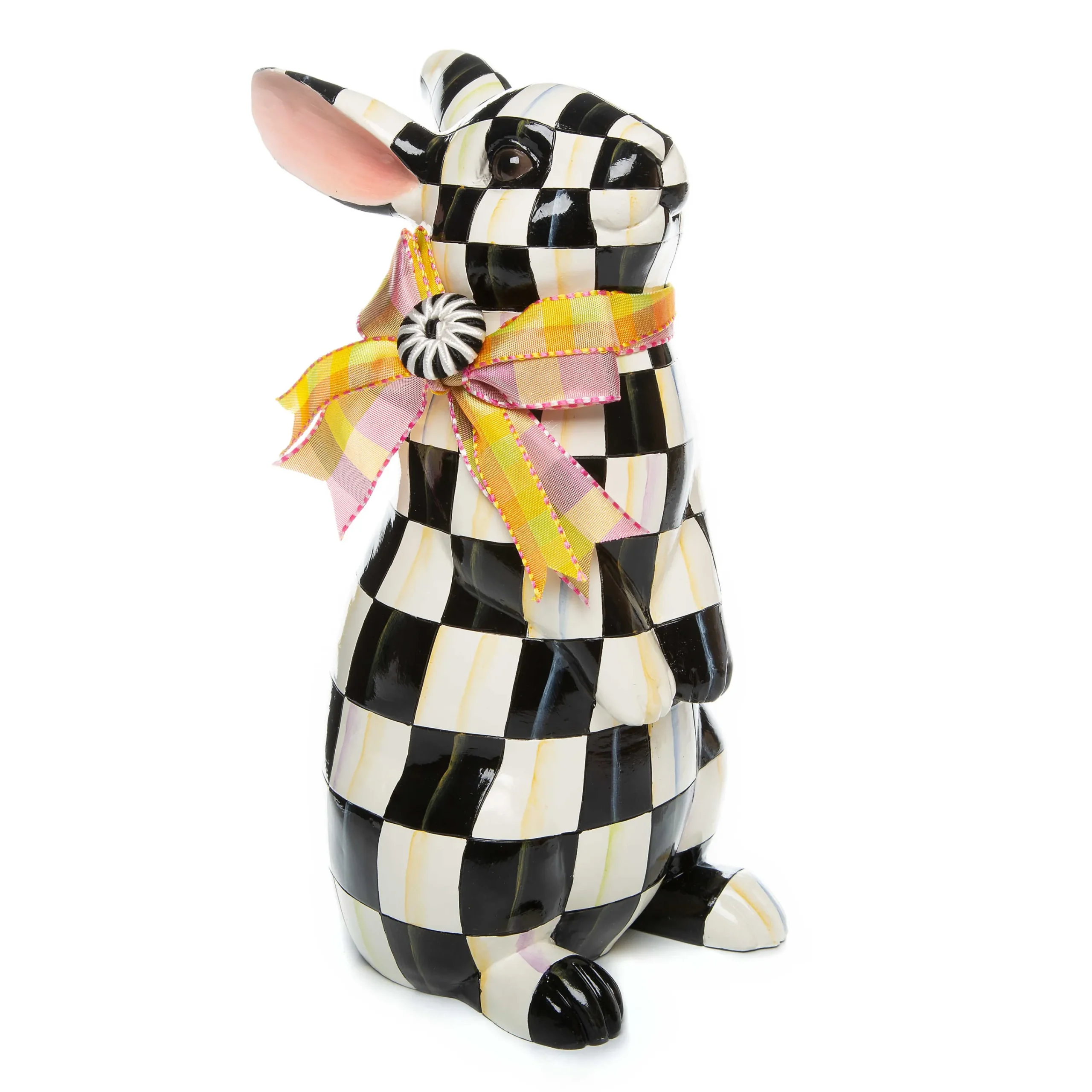 MacKenzie-Childs Courtly Check Standing Bunny| Easter|Spring