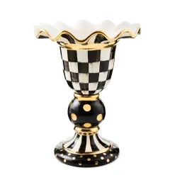 MacKenzie-Childs Courtly Check Stately Vase| Room Accents