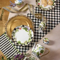MacKenzie-Childs Courtly Check Stripe Table Runner| Kitchen & Table Linens