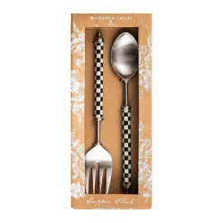 MacKenzie-Childs Courtly Check Supper Club Salad Serving Set| Serveware