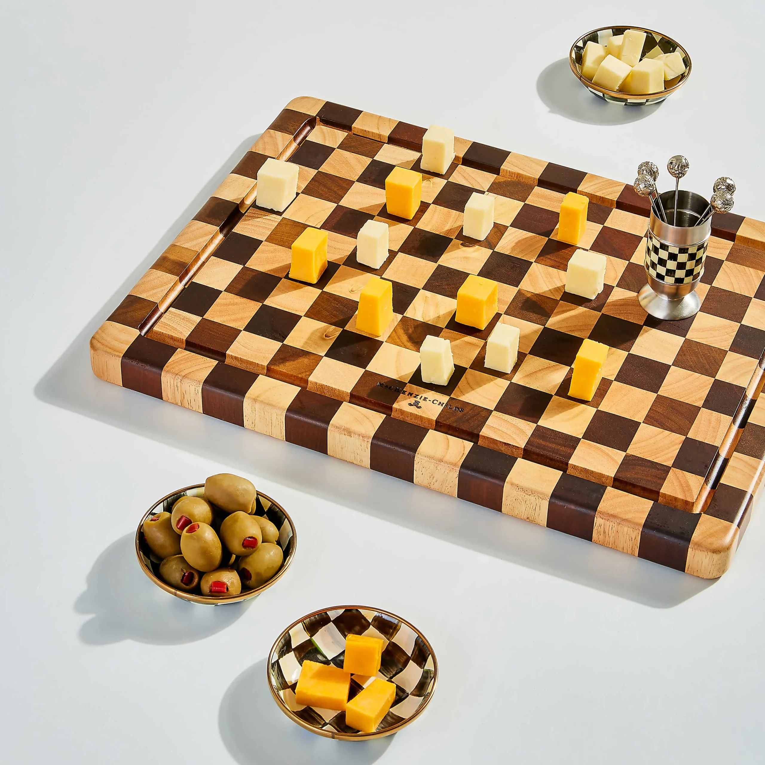 MacKenzie-Childs Courtly Check Supper Club Pick Set| Table Accessories|Bar Entertaining