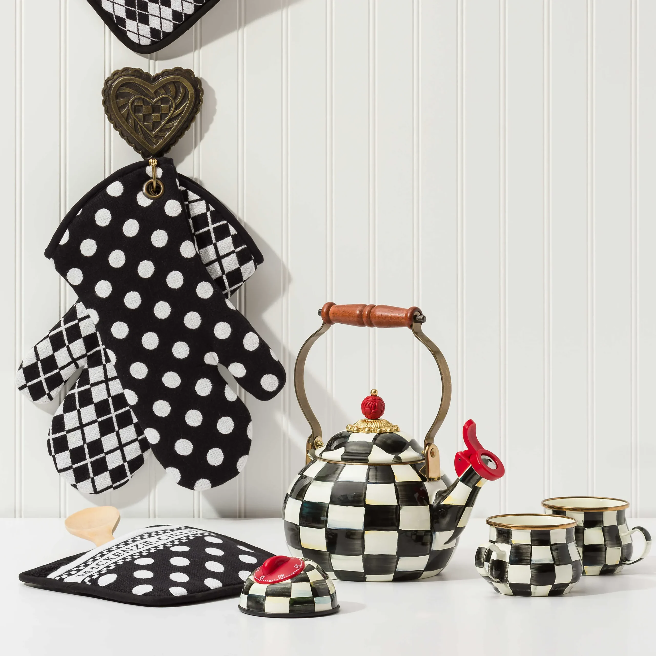 MacKenzie-Childs Courtly Check Teacup| Dinnerware & Flatware