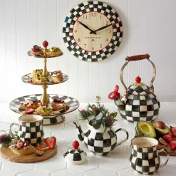 MacKenzie-Childs Courtly Check Three Tier Sweet Stand| Bar Entertaining