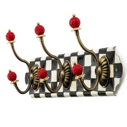 MacKenzie-Childs Courtly Check Triple Wall Hook| Finishing Touches|Room Accents