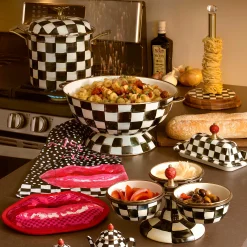 MacKenzie-Childs Courtly Check Triplicity| Bar Entertaining|Serveware