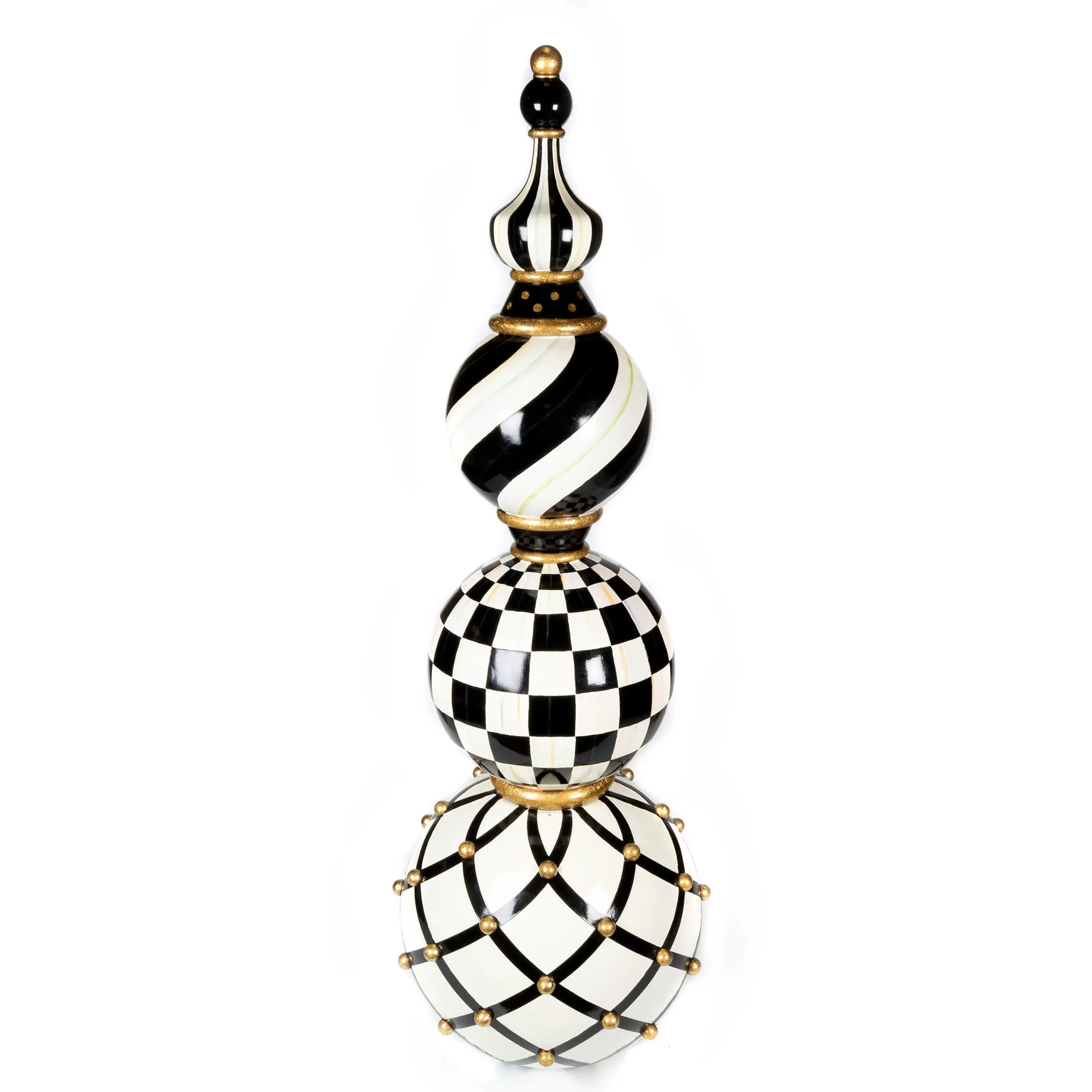 MacKenzie-Childs Courtly Check Trophy Topiary| Outdoor