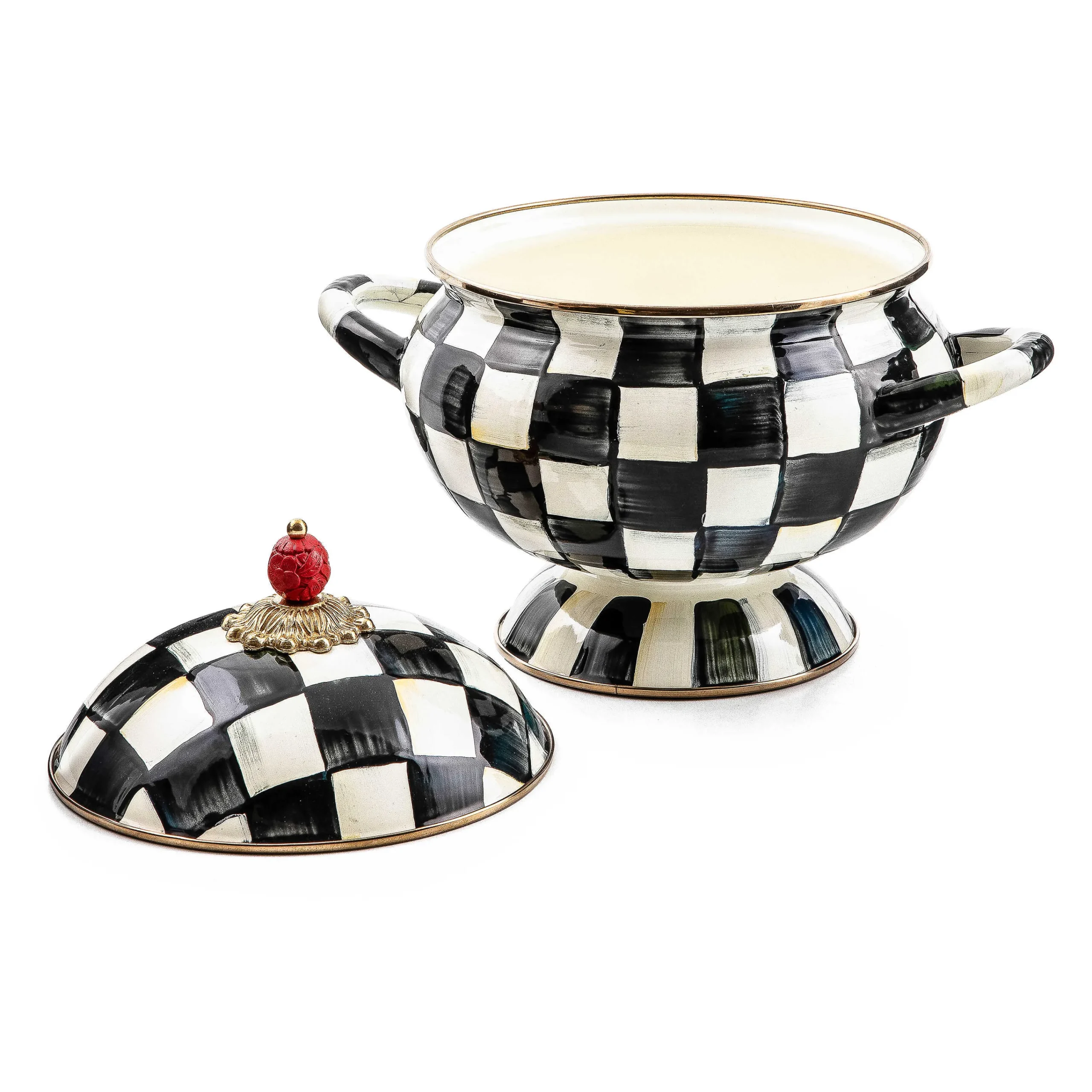 MacKenzie-Childs Courtly Check Tureen| Serveware