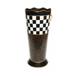 MacKenzie-Childs Courtly Check Umbrella Stand| Room Accents