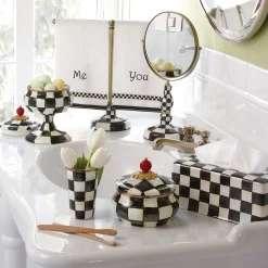 MacKenzie-Childs Courtly Check Vanity Mirror| Bath & Bath Accessories
