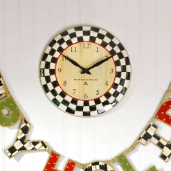 MacKenzie-Childs Courtly Check Wall Clock| Room Accents