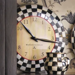 MacKenzie-Childs Courtly Check Wall Clock| Room Accents
