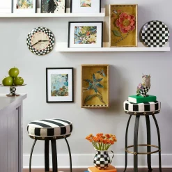 MacKenzie-Childs Courtly Check Wall Clock| Room Accents