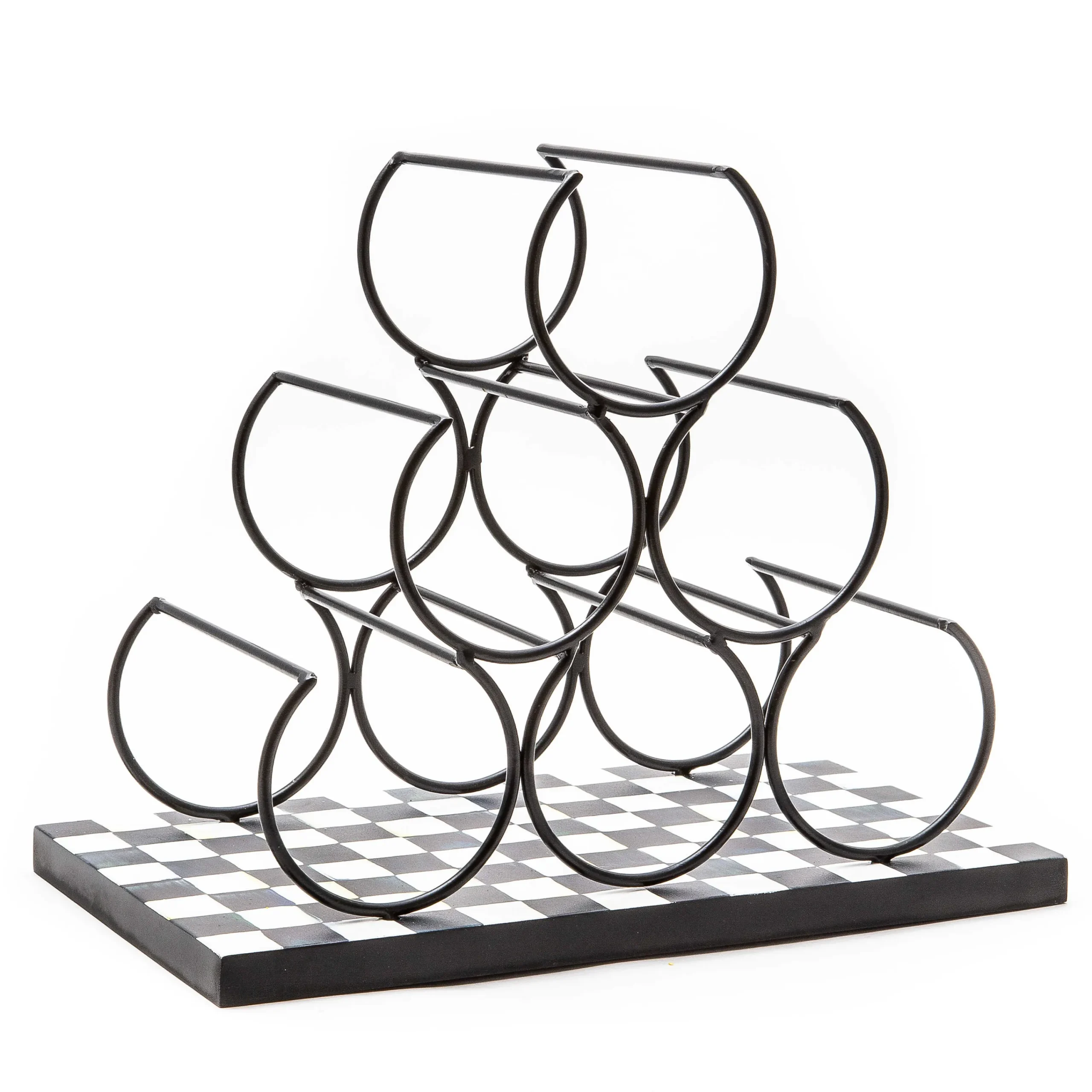 MacKenzie-Childs Courtly Check Wine Rack| Fall Entertaining|Kitchen Storage & Organization