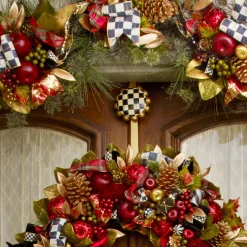 MacKenzie-Childs Courtly Check Wreath Hanger| Easter|Spring
