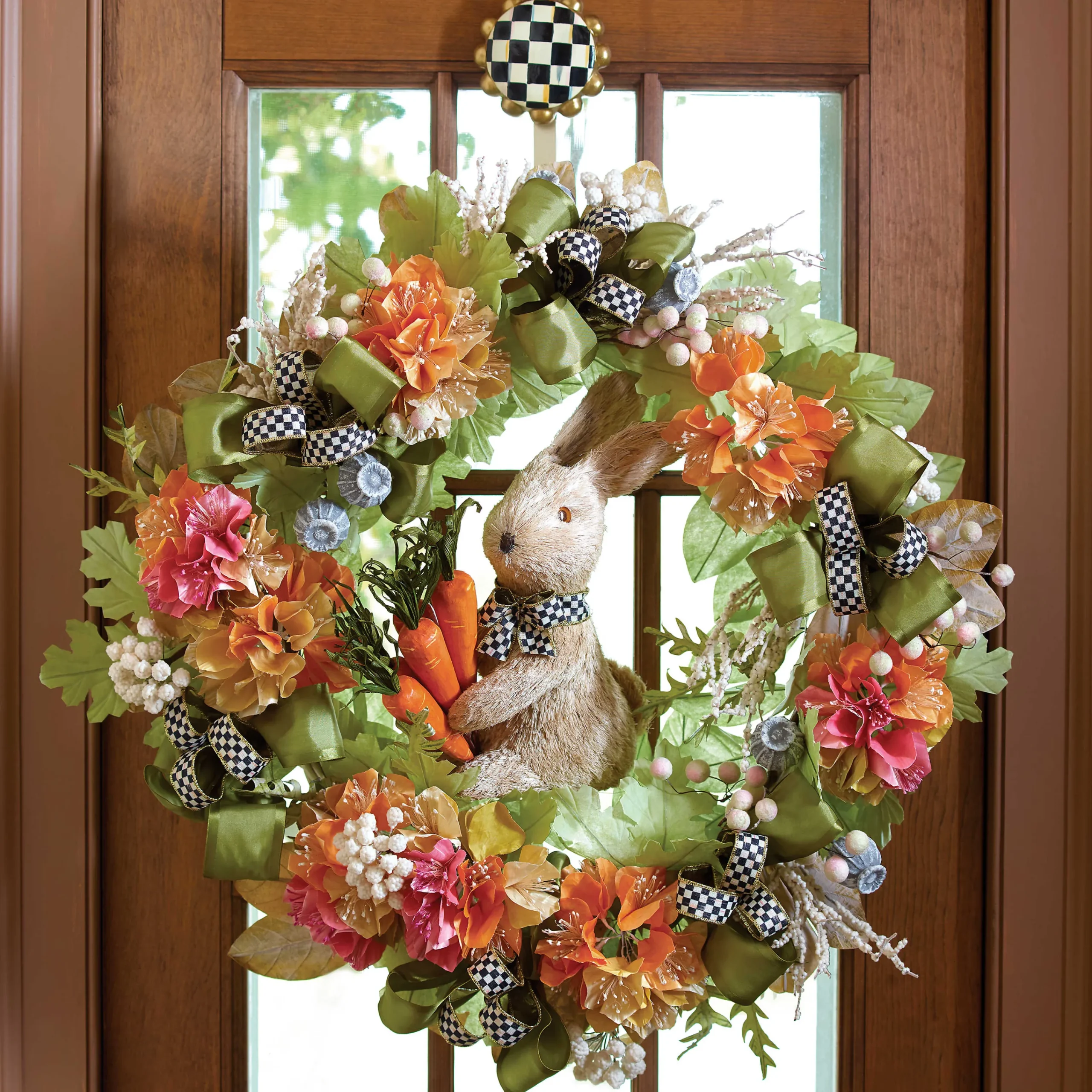 MacKenzie-Childs Courtly Check Wreath Hanger| Easter|Spring