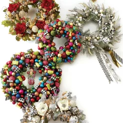MacKenzie-Childs Courtly Check Wreath Hanger| Easter|Spring