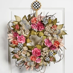 MacKenzie-Childs Courtly Check Wreath Hanger| Easter|Spring