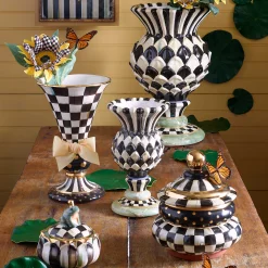 MacKenzie-Childs Courtly Check Yellow Sunflower| Spring|The Fall Shop