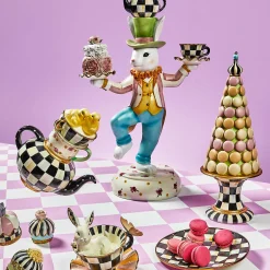MacKenzie-Childs Courtly Chickatee Teapot| Easter|Spring