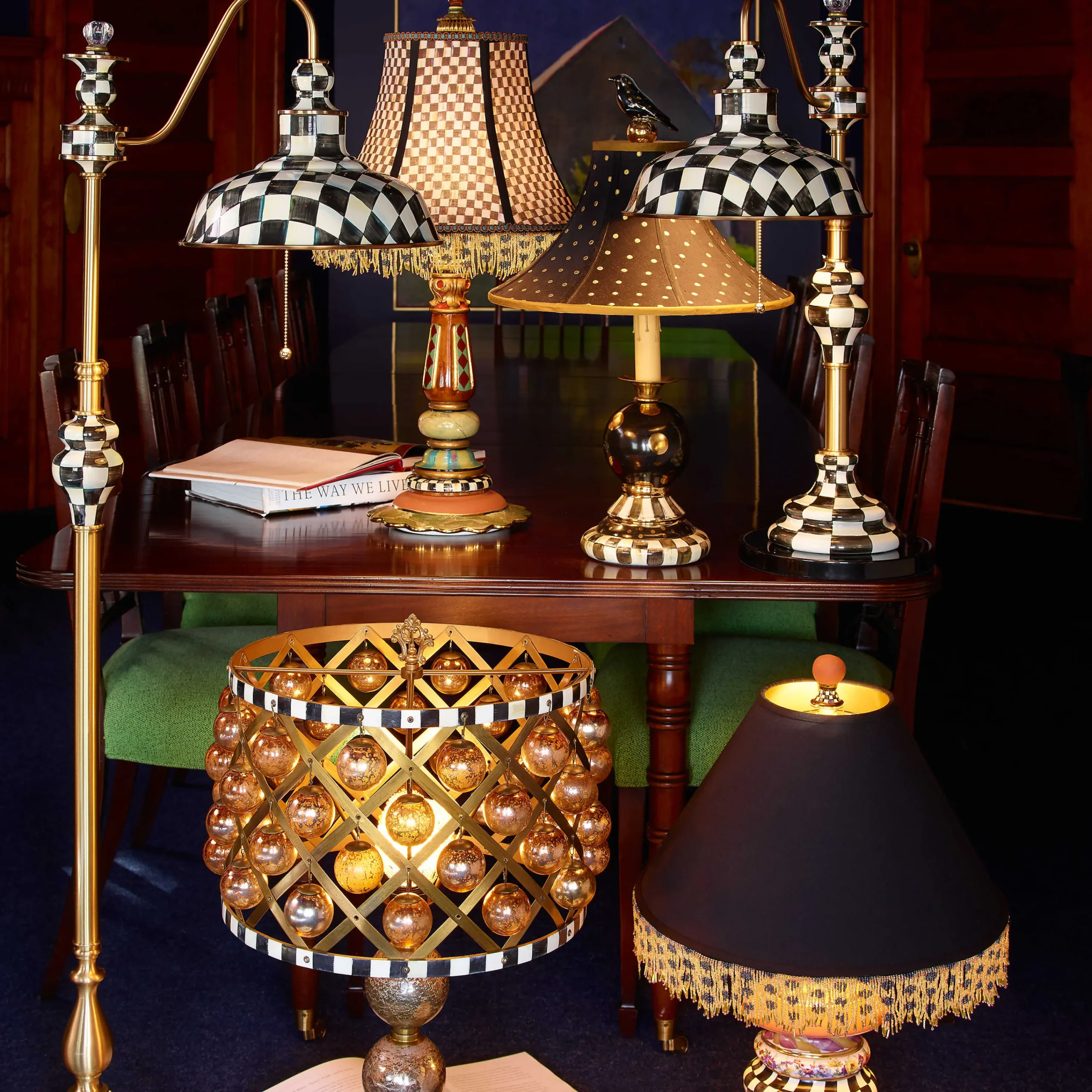 MacKenzie-Childs Courtly Farmhouse Floor Lamp| Lighting