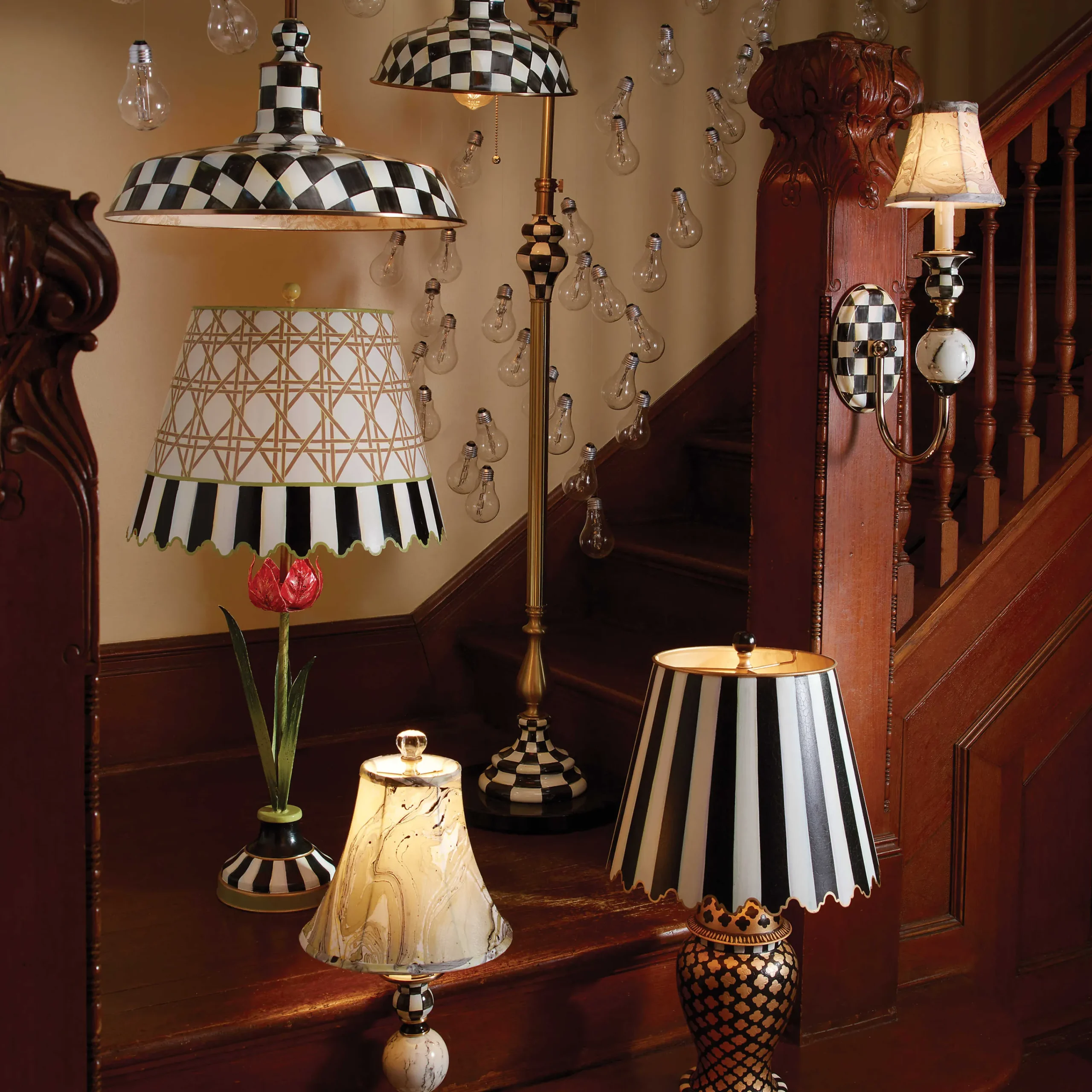 MacKenzie-Childs Courtly Farmhouse Floor Lamp| Lighting