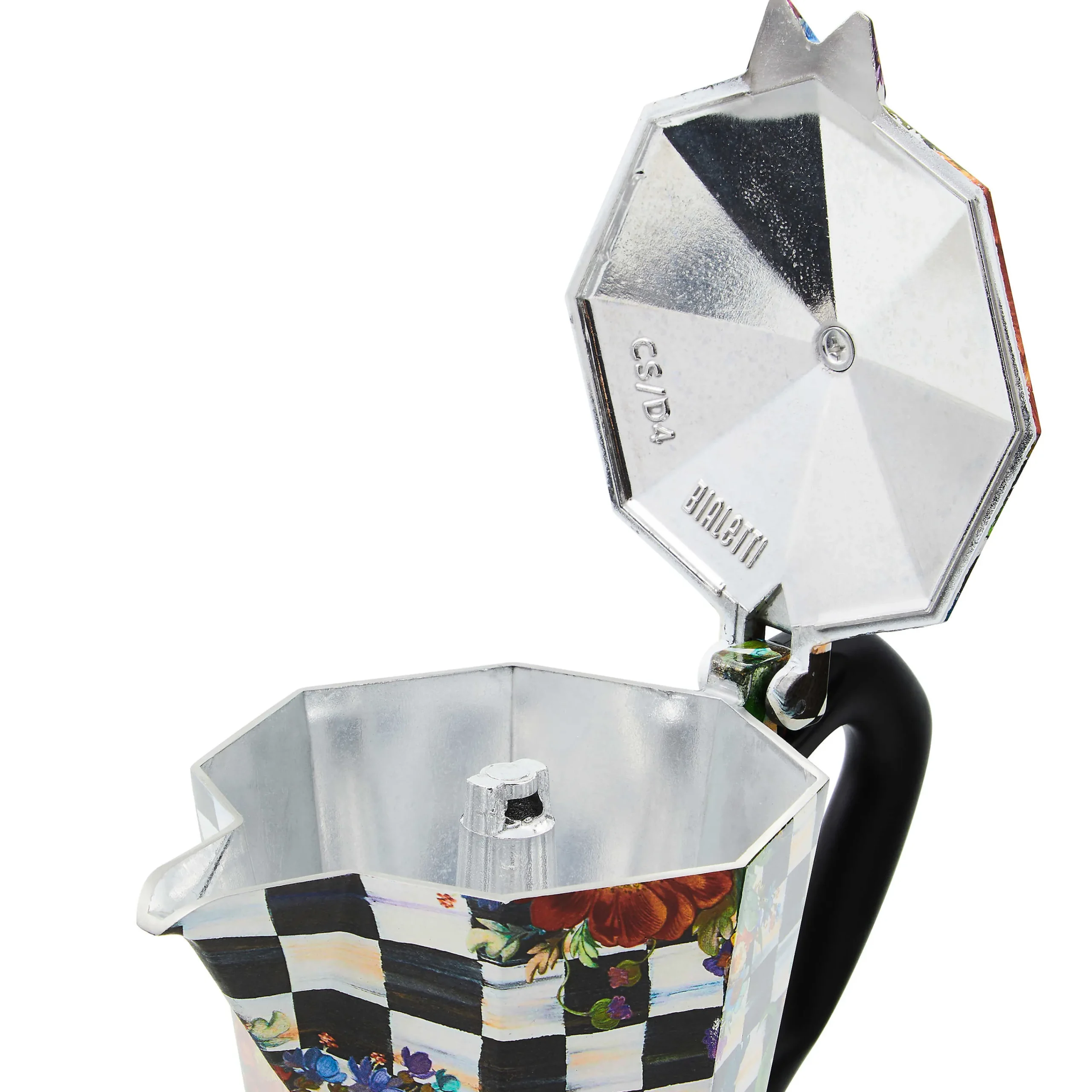 MacKenzie-Childs Courtly Flower Market 6 Cup Moka Pot| The Coffee Shop|Fall Entertaining
