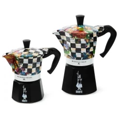 MacKenzie-Childs Courtly Flower Market 3 Cup Moka Pot| The Coffee Shop|Serveware