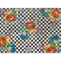 MacKenzie-Childs Courtly Flower Market Cork Back Placemats, Set of 4| Table Accessories|Kitchen & Table Linens